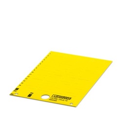 Cartellino US-EML 20x8mm giallo unisheet 800460