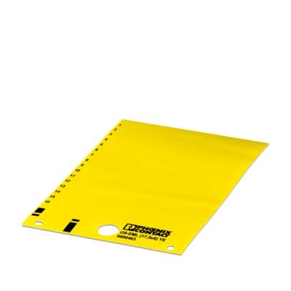 Cartellino US-EML 17,5x8mm giallo unisheet 800463
