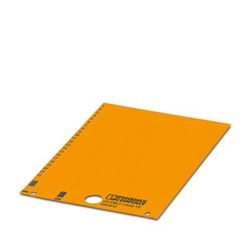 Etichetta verde per morsettiere Phoenix Contact