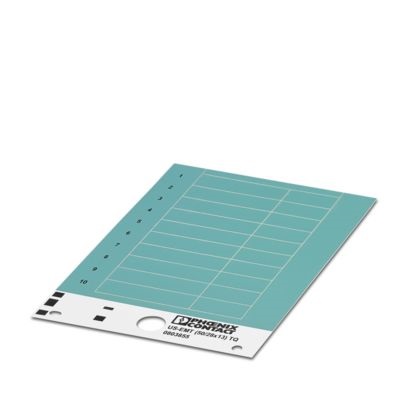 Etichette numerate 41-50 per morsettiere 3,5mm