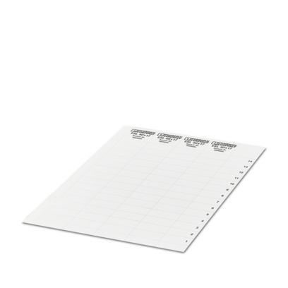 Etichette numerate 71-80 per morsettiere 10mm