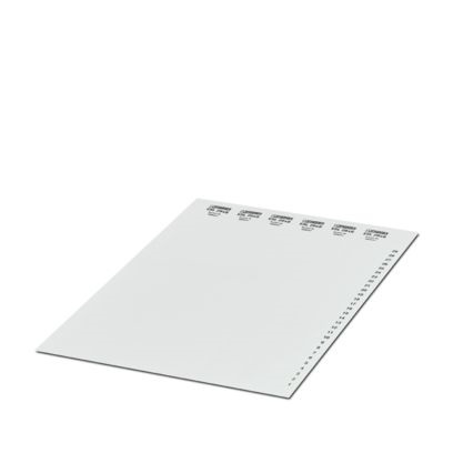 Etichette numerate 21-30 per morsettiere 6mm