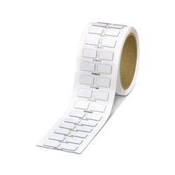 Etichetta rossa 55x25mm per morsettiere