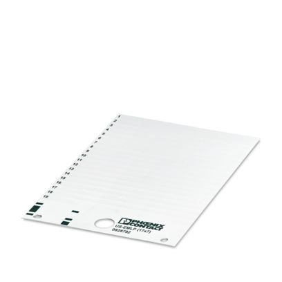 Etichetta trasparente 9,5mm per morsettiere