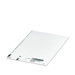 Etichetta trasparente 9,5mm per morsettiere