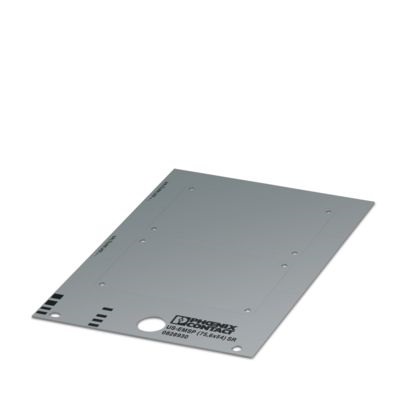 Etichetta gialla 60x15mm per morsettiere