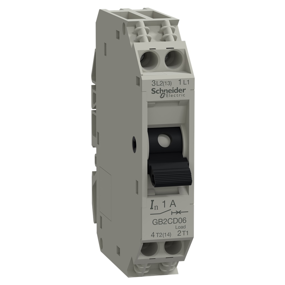 Interruttore TeSys per circuiti di controllo - GB2CD - 1 A - 1 polo+N - 1d