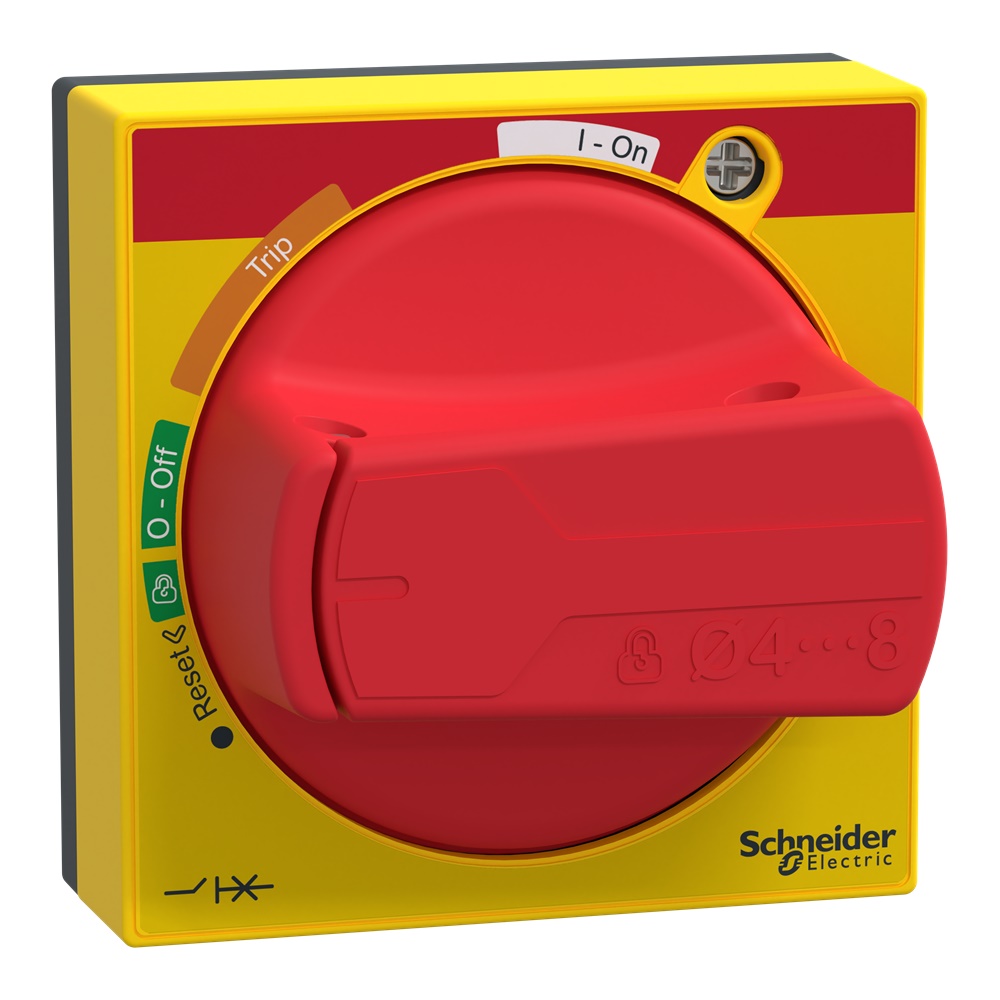 TeSys GV2 & TeSys GV3 & TeSys U - rotary handle - IP54 - red