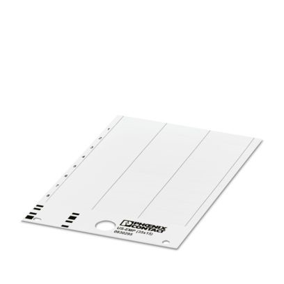 Etichetta rossa 104x135mm per morsettiere