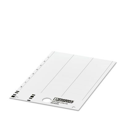 Etichetta rossa 104x135mm per morsettiere