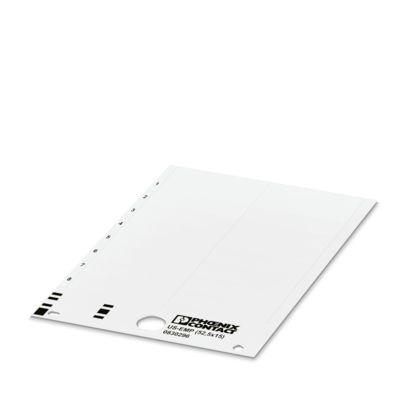 Etichetta grigia 31x12,5mm per morsettiere