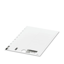 Etichetta grigia 31x12,5mm per morsettiere