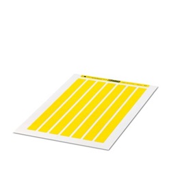 Etichetta gialla 20x8mm per morsettiere