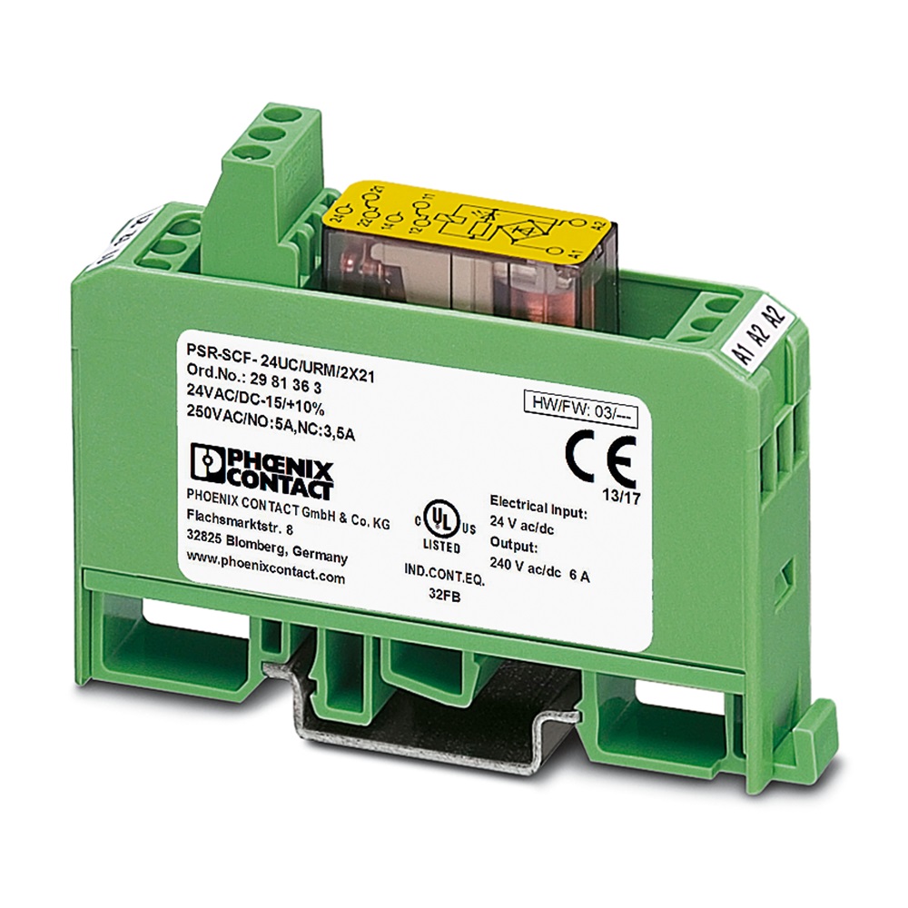 RELE DI ACCOPPIAMENTO - PSR-SCF- 24UC/URM/2X21