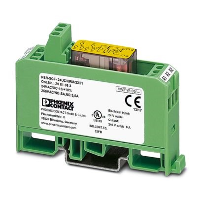 RELE DI ACCOPPIAMENTO - PSR-SCF- 24UC/URM/2X21