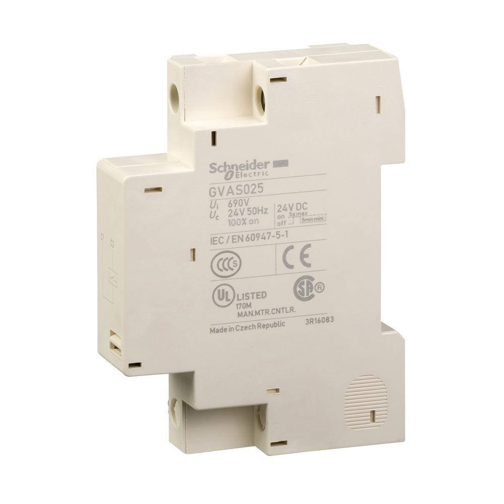 Sganciatore a lancio di corrente TeSys GV-AS 110-115 V CA 50Hz / 127 V CA 60Hz