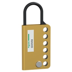 Dispositivo lucchettaggio TeSys GV2 con diametro 6mm max - fino a 4 lucchetti