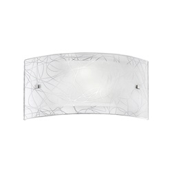 LAMPADA PARETE VETRO DECORATO