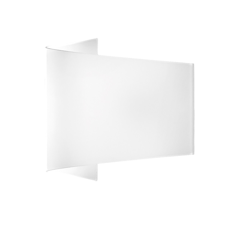 LAMPADA PARETE VETRO DECORATO