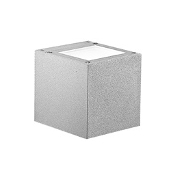 Apparecchio LED da parete esterno biemissione IP65 struttura alluminio resistente UV e corrosione temperatura colore 3000K/4000K