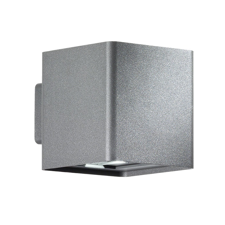Applique LED da parete 10W antracite IP54 fascio regolabile 30-130° per esterno