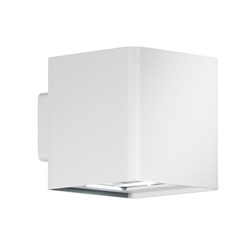 Apparecchio LED da parete 10W IP54 alluminio pressofuso riflettori regolabili 30°-130° per esterno