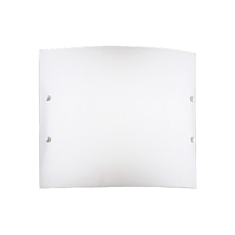 Applique metacrilato satinato 26 cm attacco E27 per interni luce soffusa design moderno