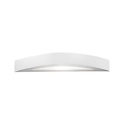 Lampada da parete gesso biemissione R7s LED pitturabile design moderno interni