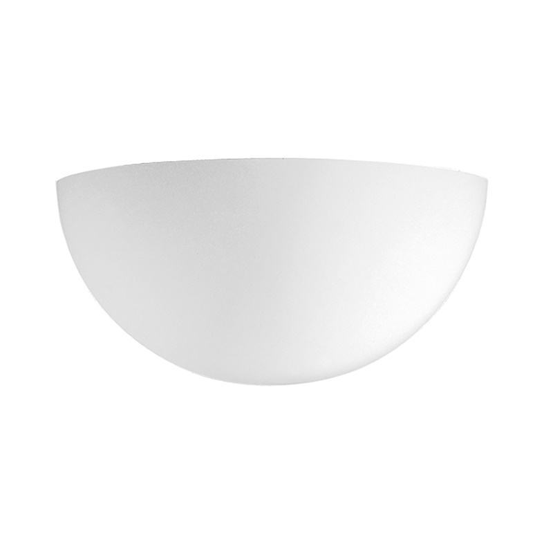 Applique gesso bianco R7S117 IP20 design essenziale illuminazione interna ambienti domestici e commerciali