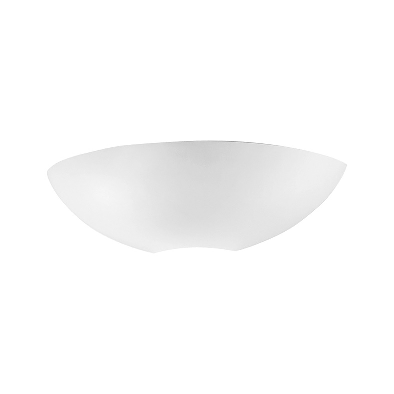 Applique in gesso bianco R7S117 IP20 luce indiretta design sobrio interni