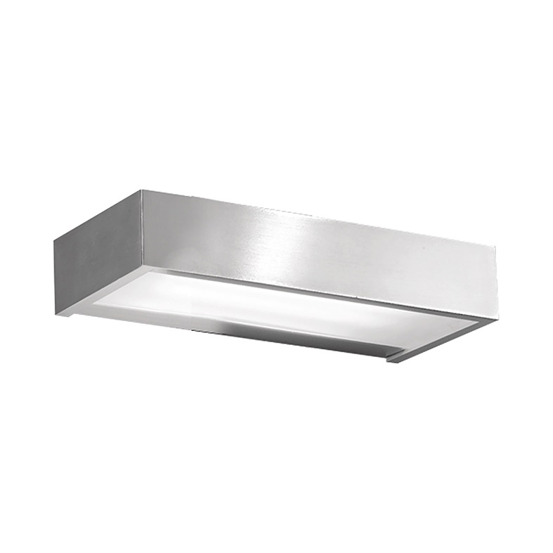 Lampada da parete biemissione alluminio R7s78 LED design moderno interno IP20