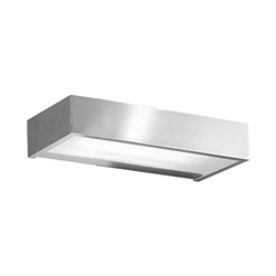 Lampada da parete biemissione alluminio R7s78 LED design moderno interno IP20