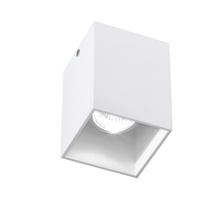 Downlight plafone quadrato bianco GU10 LED interno design moderno funzionale