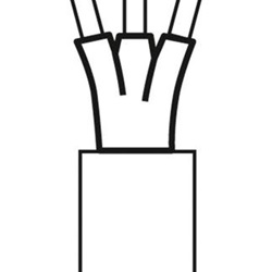 CAVO TONDO MULTIPOLARE 3X0,75 100MT