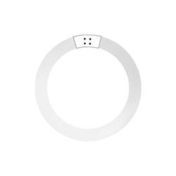 Lampadina fluorescente circolare G10Q 40W 4000K per illuminazione efficiente interni uffici