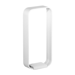 Lampada da tavolo LED 8,5W bianca design moderno per interni uso domestico e professionale