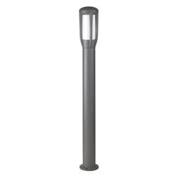 Bollard esterno antracite IP65 attacco E27 struttura alluminio resistente UV e corrosione