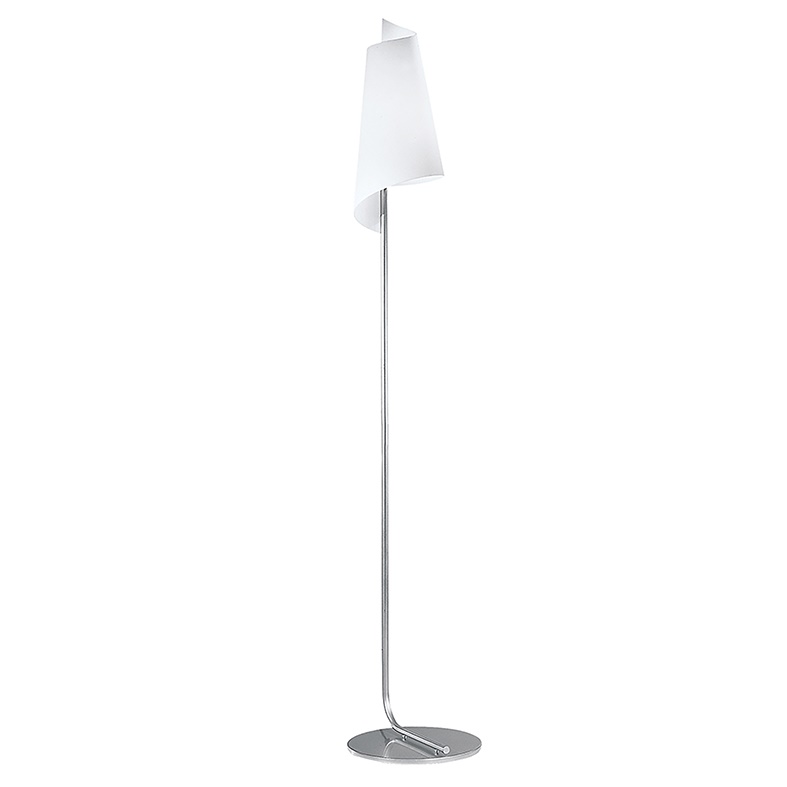 Lampada versatile metallo anodizzato vetro bianco spirale attacco E14 E27 LED