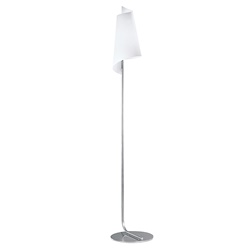 Lampada versatile metallo anodizzato vetro bianco spirale attacco E14 E27 LED