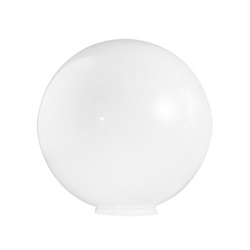 VETRO OPALE A GLOBO C/GRIFFA