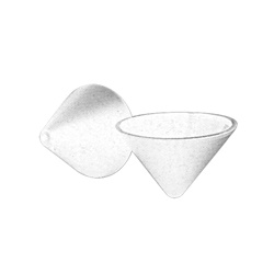 Rosone bianco plastica 110 mm per rifiniture elettriche domestiche e professionali