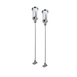 Kit sospensione ottone cromato supporto robusto per installazioni elettriche