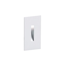 Segnapasso verticale LED 2,5W bianco incasso parete per interni percorso sicuro