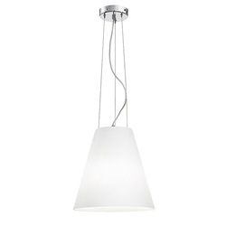 SOSPENSIONE VETRO BIANCO LATTE