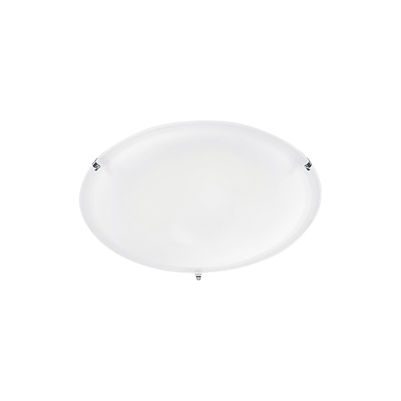 PLAFONIERA VETRO SATINATO