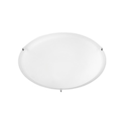 Plafoniera vetro satinato E27 IP20 40 cm lampada soffitto parete interni residenziali commerciali