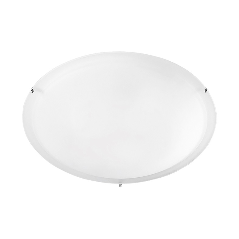 PLAFONIERA VETRO SATINATO