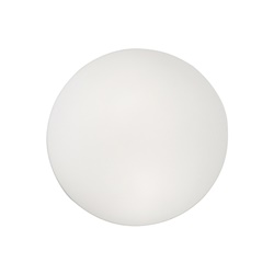 Applique plafoniera vetro bianco LED 13W 2700K 35cm luce calda ambienti interni