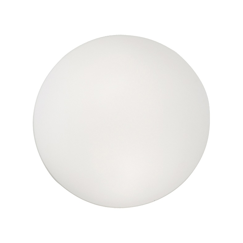 Applique plafoniera vetro bianco E27 45 cm illuminazione interna moderna elegante