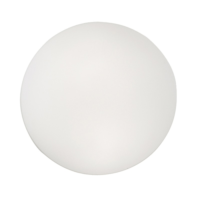 PLAFONIERA IN VETRO SATINATO A LED